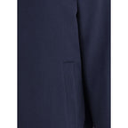 Brunello Cucinelli Blue Cashmere Bomber
