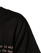 Dolce & Gabbana Black Marilyn Monroe Cotton Crew Neck T-shirt