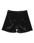 Dolce & Gabbana Black Silk Stretch Slip Cycling Women Underwear