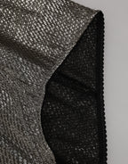 Dolce & Gabbana Gray Silk Stretch Slip Girdle Panty Underwear