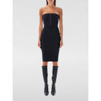 Coperni Black Cotton Cocktail Dress