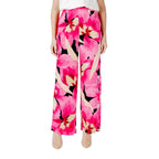 Only Pink Viscose Casual Pants