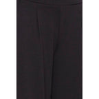 ICHI Black Recycled Polyester Flared Pants