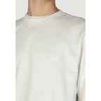 Hugo Boss White Cotton Sweatshirt