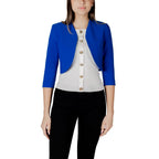 Morgan De Toi Blue Polyester Cloacks