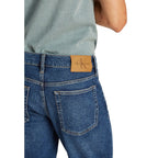 Calvin Klein Jeans Blue Cotton Bermuda Shorts