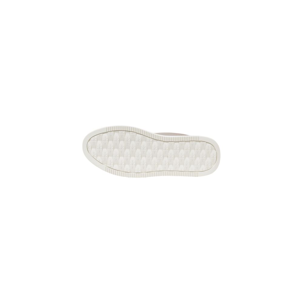 Calvin Klein Jeans Beige Recycled Cotton Platform Sneakers
