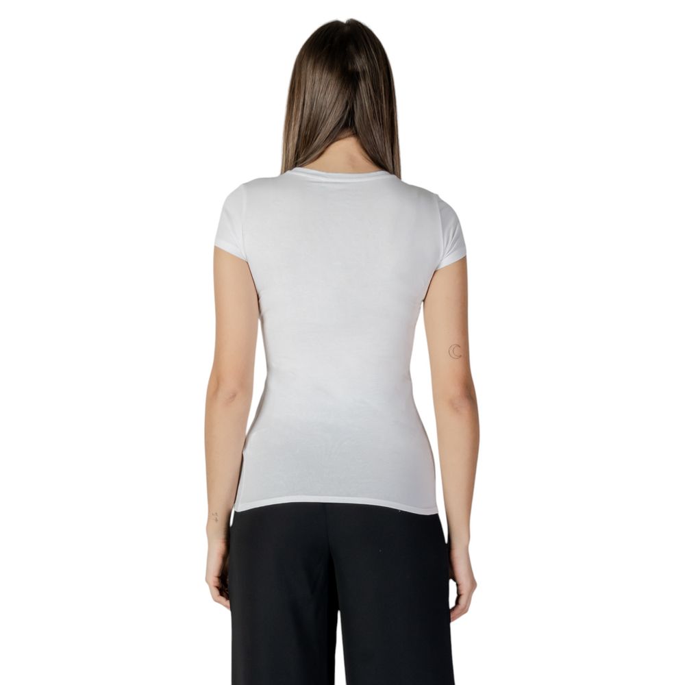 Guess White Cotton T-Shirt