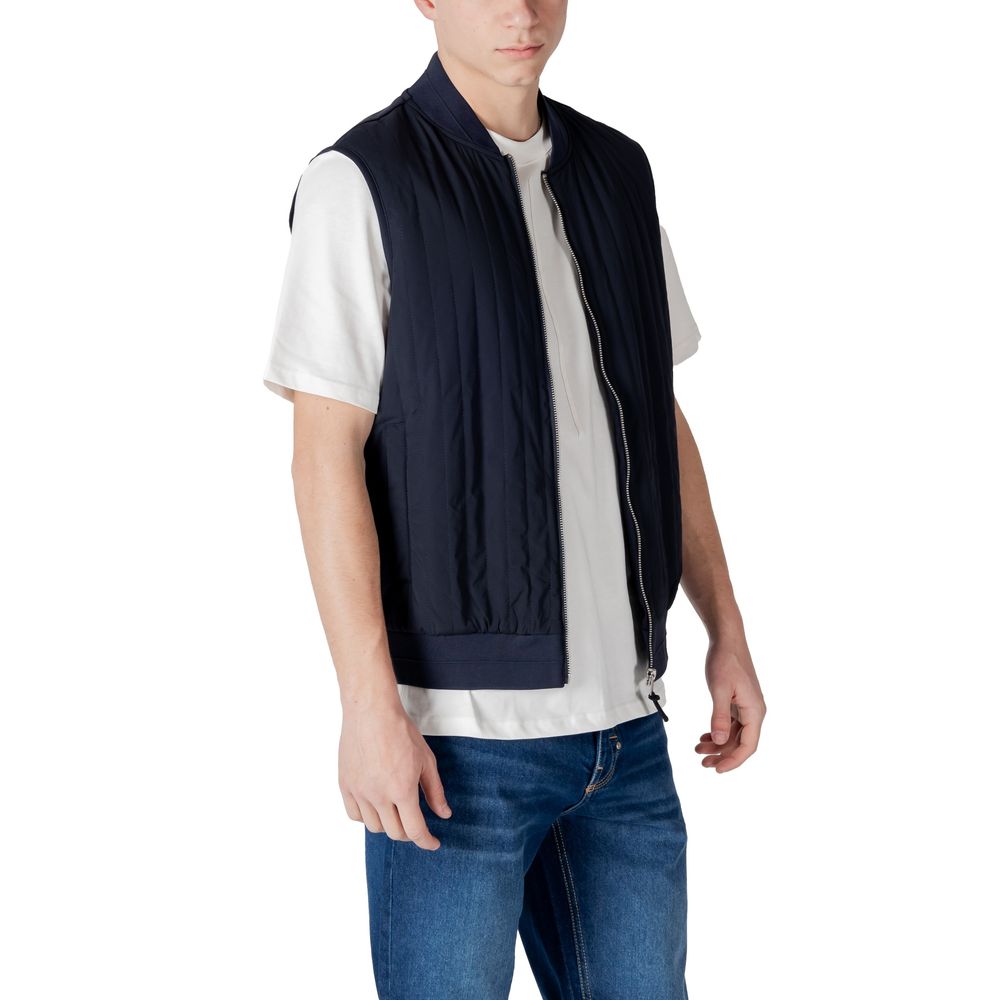 Antony Morato Blue Cotton Bomber