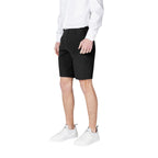 Armani Exchange Black Polyamide Bermuda Shorts