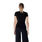 Armani Exchange Black Cotton T-Shirt