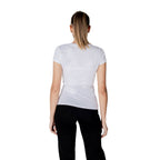 Armani Exchange White Cotton T-Shirt
