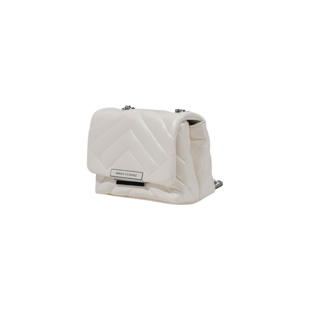 Armani Exchange White Polyester Handbag
