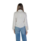 Jacqueline De Yong White Cotton Blouse
