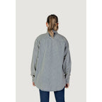 Replay Blue Cotton Blouse