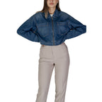Replay Blue Cotton Denim Jacket