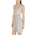 Only Beige Viscose Top
