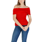 Only Multicolor Polyester T-Shirt
