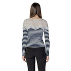 Morgan De Toi White Recycled Polyester Long Sleeve T-Shirt