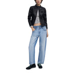 Desigual Black Leather Jacket
