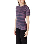 ICHI Bicolor Cotton T-Shirt