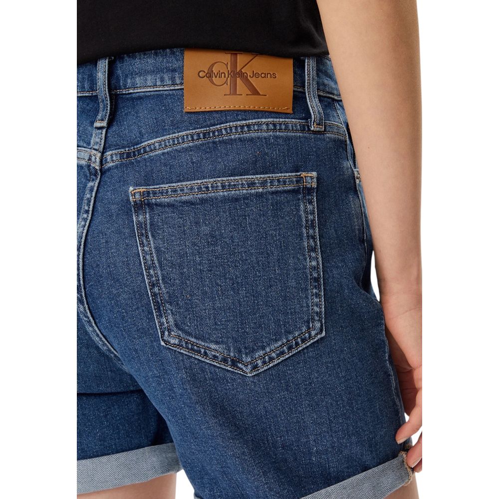 Calvin Klein Jeans Blue Cotton Shorts