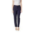 Street One Blue Viscose Casual Pants