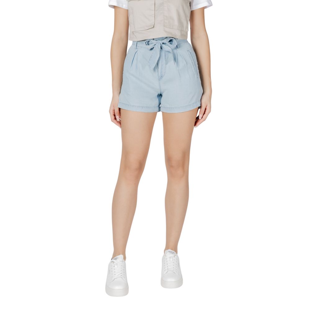 Only Light Blue Lyocell Shorts