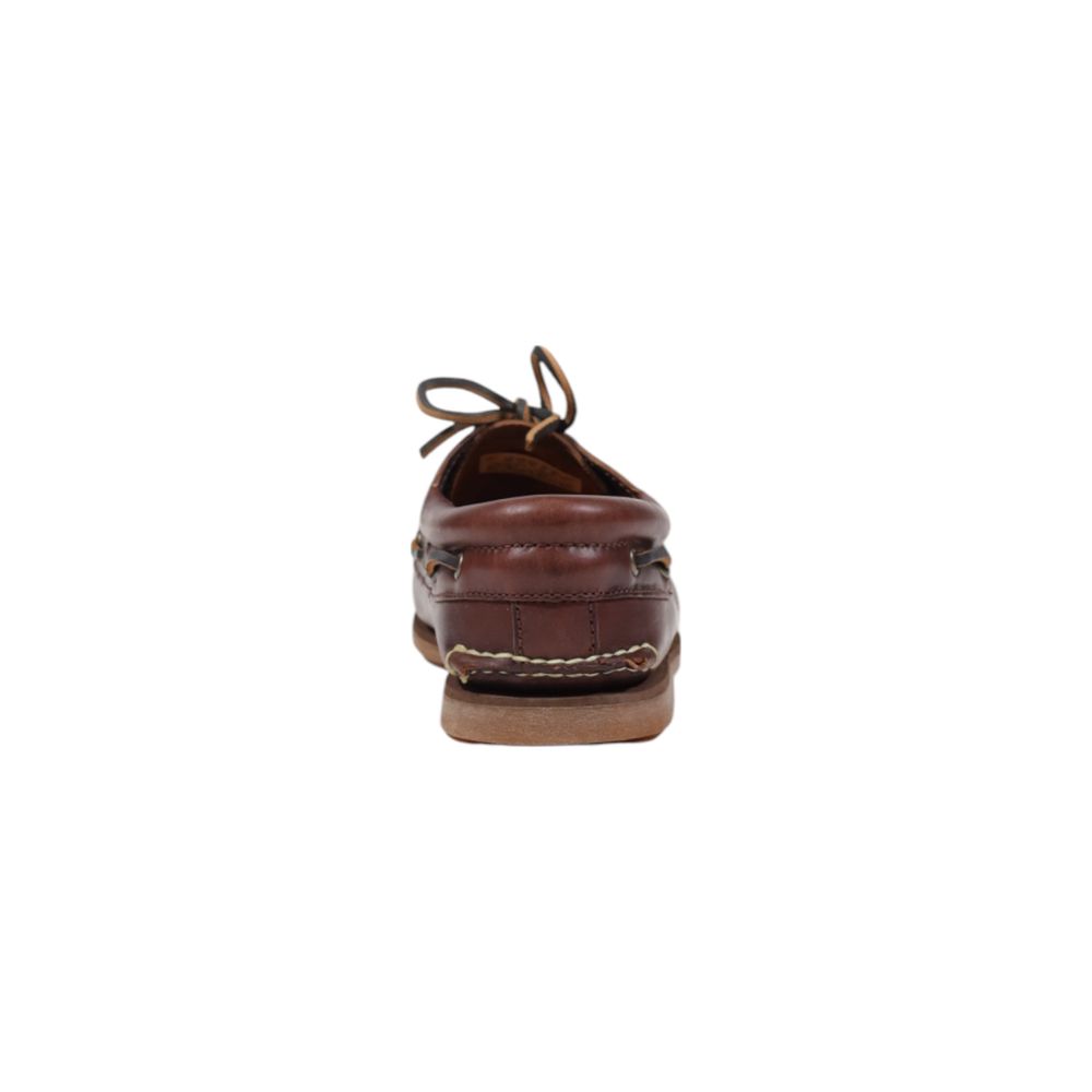 Timberland Brown Leather Slip-On Loafers