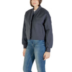 Calvin Klein Jeans Gray Recycled Polyester Bomber