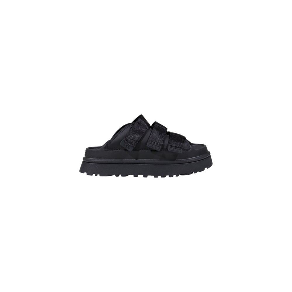 UGG Black Artificial Leather Platform Pumps