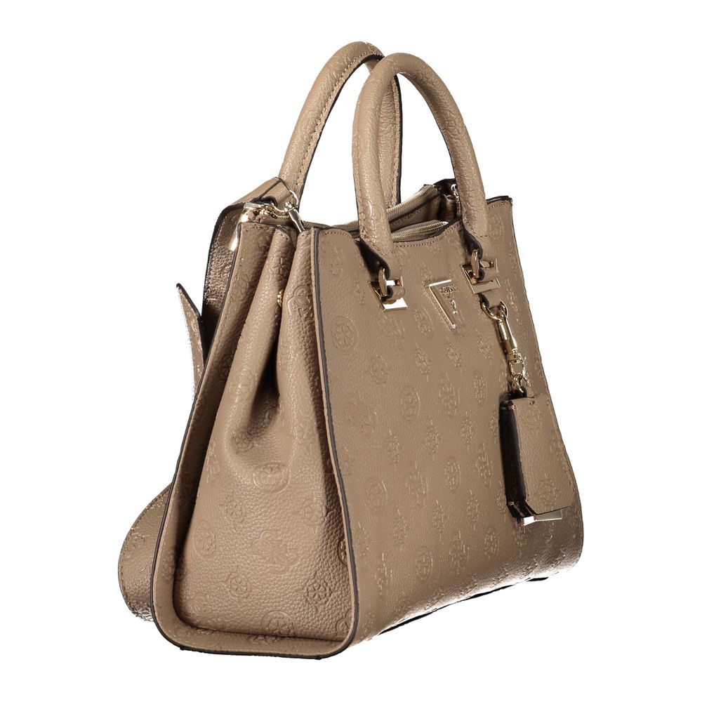 Guess Jeans Marrone Poliuretano Women Handbag