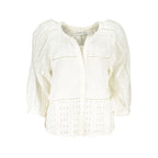 Desigual White Cotton Women Shirt