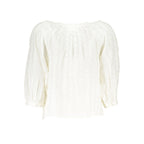 Desigual White Cotton Women Shirt