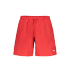 Fila Rosso Polyester Men's Swim Boxer