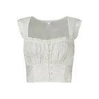 Guess Jeans Bianco Cotton Women Shirt