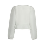 Guess Jeans Bianco Lyocell Women Shirt