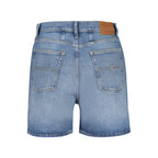 Tommy Hilfiger Blu Cotton Women Short