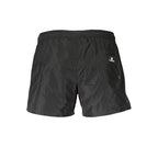 Karl Lagerfeld Black Polyester Men's Swim Boxer