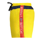 Norway 1963 Giallo Polyester Men's Swim Boxer