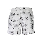 Karl Lagerfeld Bianco Polyester Men's Swim Boxer