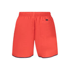 Norway 1963 Rosso Poliammide Men's Swim Boxer