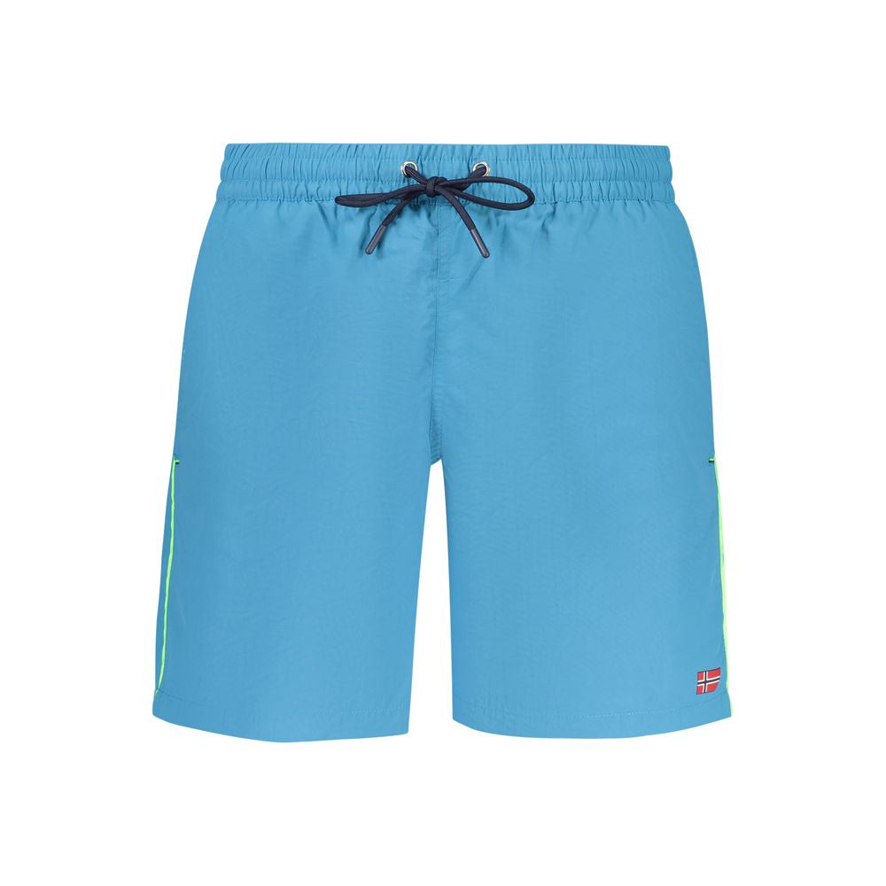Norway 1963 Azzurro Poliammide Men's Swim Trunk