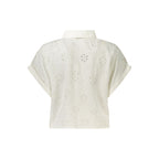 Guess Jeans Bianco Lyocell Women Shirt