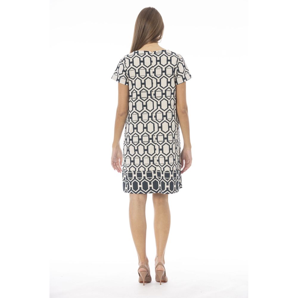 Baldinini Trend White Cotton Women Dress
