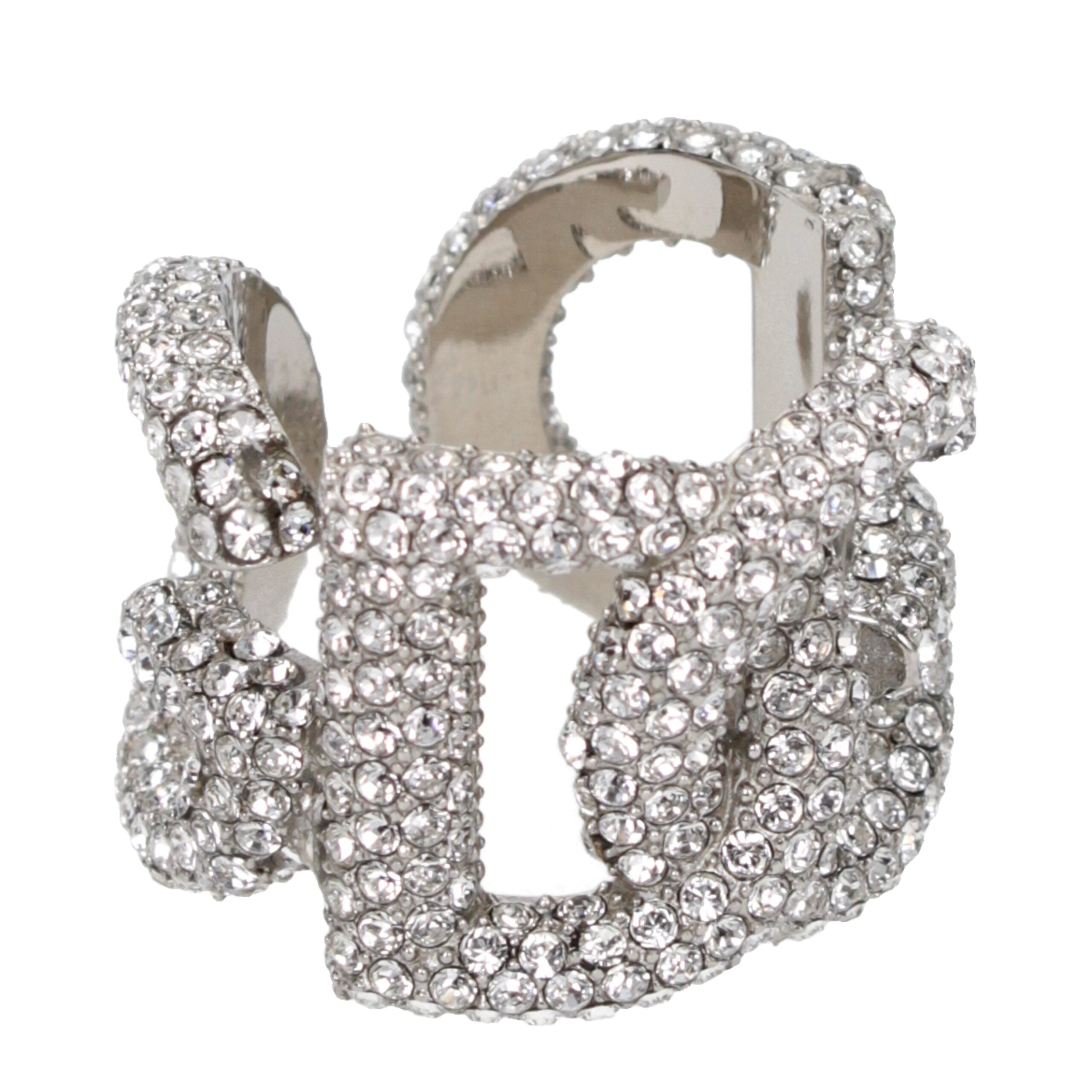 Dolce & Gabbana Gray Brass Ring