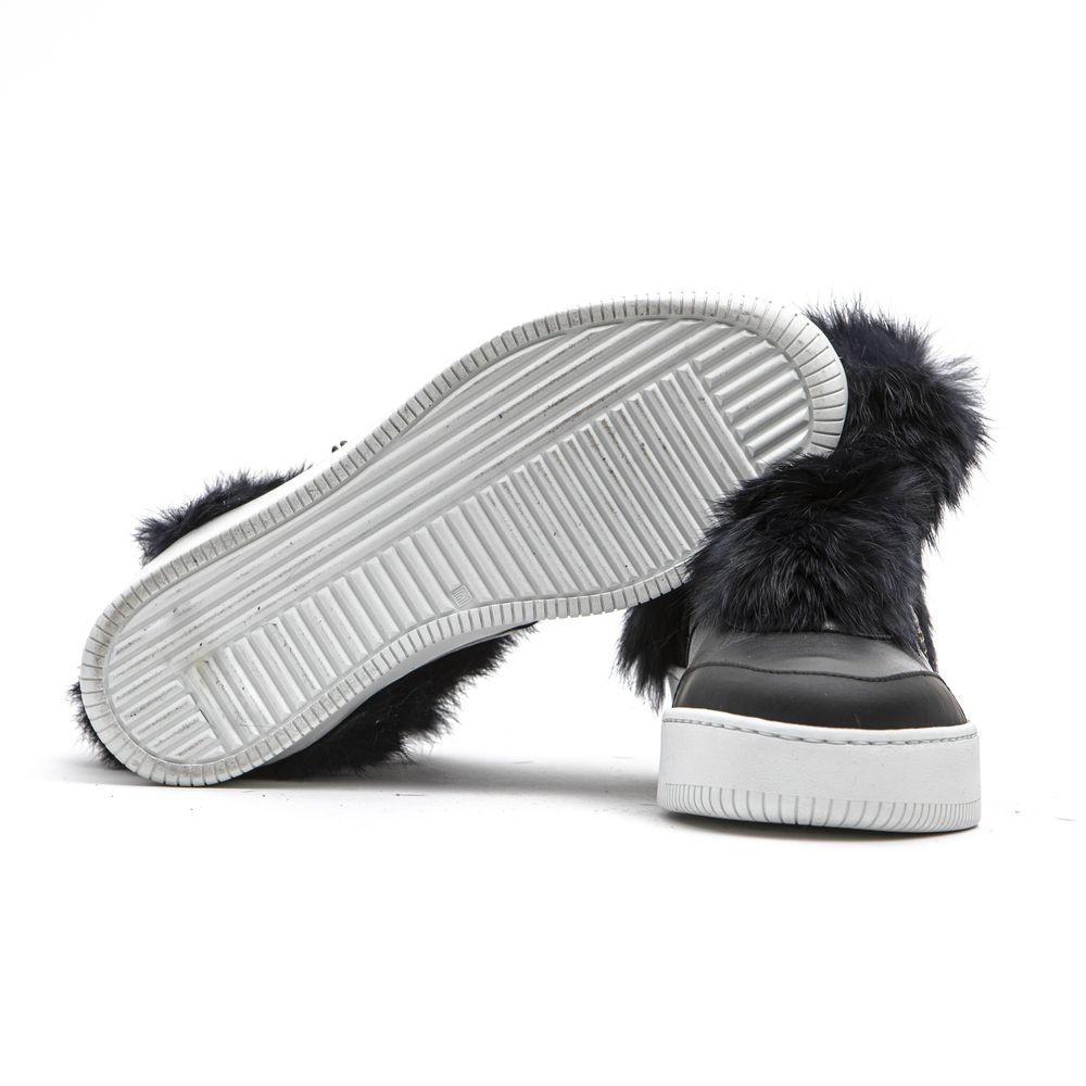 Mr&Mrs Italy Blue Cotton Women Sneaker