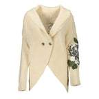 Blugirl Beige Acrylic Women Cardigan