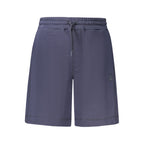 Hugo Boss Blu Cotton Men's Sweatpant
