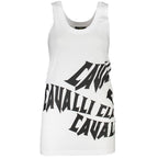 Cavalli Class White Cotton Women Tank Top